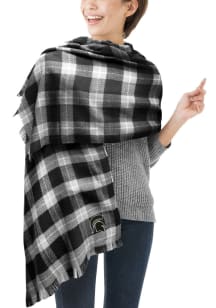Michigan State Spartans Blanket Plaid Womens Scarf