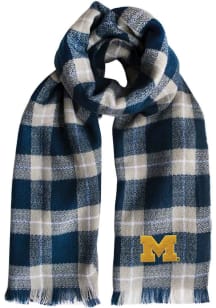 Michigan Wolverines Plaid Blanket Womens Scarf