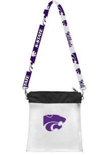 K-State Wildcats Pattern Strap Womens Clear Tote