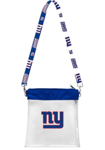 New York Giants Pattern Strap Womens Clear Tote