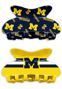 Michigan Wolverines Claw Set of 2 Womens Claw Clip