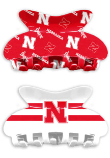 Nebraska Cornhuskers Claw Set of 2 Womens Claw Clip