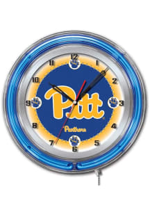 Pitt Panthers 19in Neon Wall Clock