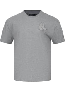 Pro Standard Boston Red Sox Grey Neutral Short Sleeve Fashion T Shirt