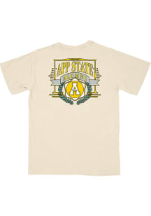 B-Unlimited Appalachian State Mountaineers Ivory Alumni Seal Short Sleeve T Shirt