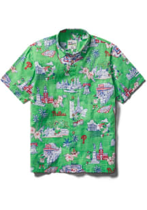 Phillie Phanatic  Reyn Spooner Philadelphia Phillies Mens Kelly Green Men's Scenic Short Sleeve Dr..
