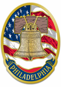 Philadelphia Liberty Bell Flag 3" Magnet