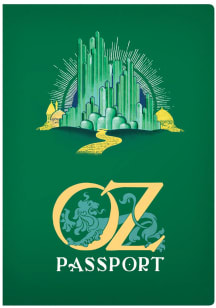 Wizard of Oz 3 ½” x 5” Notebook and Folder - Green