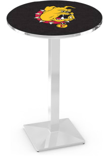 Ferris State Bulldogs Chrome Square Base Pub Table