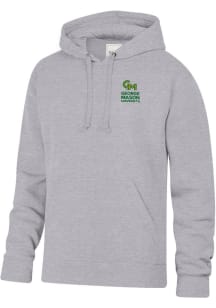 Gear For Sports George Mason University Mens Grey Embroidered Long Sleeve Hoodie