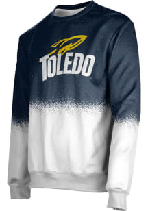 ProSphere Toledo Rockets Mens Navy Blue Spray Long Sleeve Crew Sweatshirt