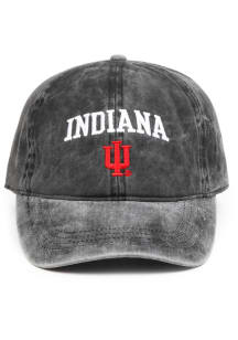 Indiana Hoosiers Black Ponyback Womens Adjustable Hat