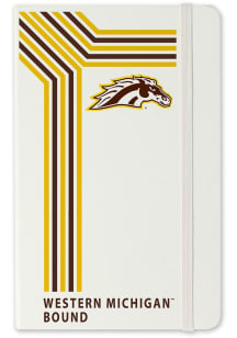 Western Michigan Broncos School Bound Notebook and Folder - White