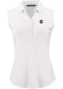 Cutter and Buck South Carolina Gamecocks Womens White Forge Eco Polo Shirt