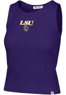 47 LSU Tigers Womens Purple Straight Cut Tank Top