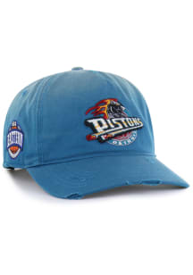 47 Detroit Pistons Hardwood Classics Worn Hitch Adjustable Hat - Teal