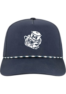 Michigan Wolverines Caddy Adjustable Hat - Navy Blue