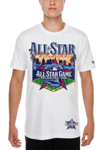 New Era Philadelphia Phillies White All Star Game 2026 Skyline Short Sleeve T Shirt