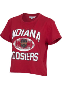 Indiana Hoosiers Womens Crimson Primetime Short Sleeve T-Shirt