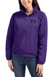 Cutter and Buck Arizona Diamondbacks Womens Purple City Connect Charter Eco Light Weight Jacket