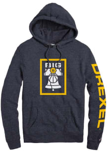 Drexel Dragons Mens Navy Blue Heritage Long Sleeve Hoodie