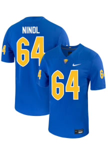 Nike Pitt Panthers Blue NIL Name And Number Football Jersey