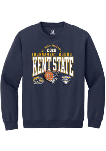 Summit Sportswear Kent State Golden Flashes Mens Navy Blue MAC 2026 MBB Tournament Bound Long Slee..