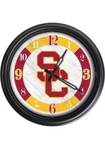 USC Trojans Outdoor LED Wall Clock