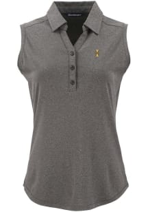 Cutter and Buck Idaho Vandals Womens Black Forge Eco Polo Shirt