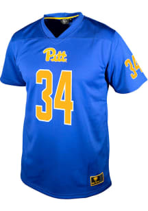 Derrick Davis Jr  Genuine Collective Pitt Panthers Blue Football NIL Football Jersey