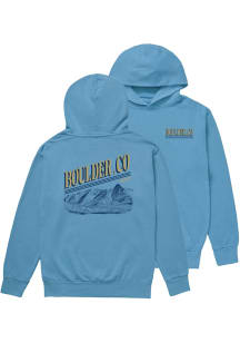 Uscape Boulder Mens Blue Flatirons Long Sleeve Hoodie