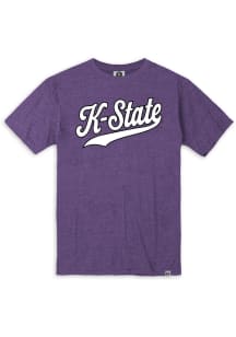 Rally K-State Wildcats Purple Triblend Short Sleeve Fashion T Shirt