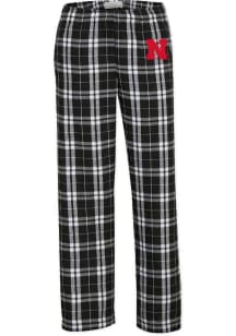 Nebraska Cornhuskers Youth Black Team Logo Sleep Pants