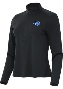 Antigua Orlando Magic Womens Grey Tribute Qtr Zip Pullover