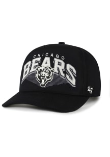 47 Chicago Bears and White Pomona Hitch Adjustable Hat - Black