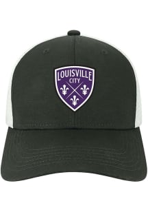 Louisville City FC Mid-Pro Structured Trucker Adjustable Hat - Black