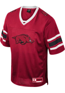 Colosseum Arkansas Razorbacks Cardinal Football Field Time Football Jersey