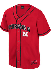 Colosseum Nebraska Cornhuskers Youth Red Primary Logo Jersey