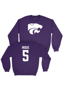 Shintaro Inoue K-State Wildcats Mens Purple NIL Legacy Player Crew