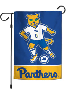 Pitt Panthers Roc Collection Soccer Mascot Garden Flag - Blue