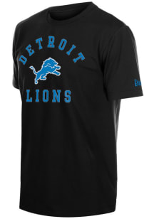 New Era Detroit Lions Black Sideline Short Sleeve T Shirt