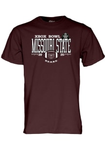 Blue 84 Missouri State Bears Maroon 2025 XBOX Bowl Short Sleeve T Shirt