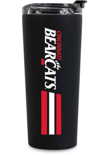 Cincinnati Bearcats Easy Grip Stainless Steel Tumbler - Black