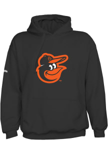 Baltimore Orioles Mens Black Wordmark Long Sleeve Hoodie