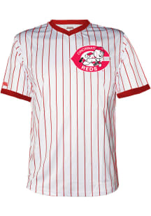 Cincinnati Reds Cooperstown Pinstripe Cooperstown Jersey - White