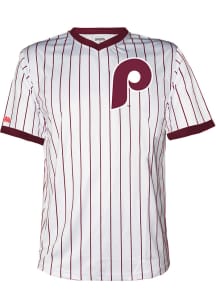 Philadelphia Phillies Cooperstown Pinstripe Cooperstown Jersey - White