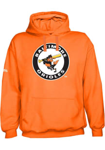 Baltimore Orioles Mens Orange Hooded Fleece Long Sleeve Hoodie