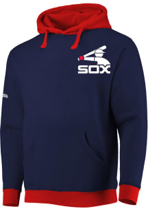 Chicago White Sox Mens Navy Blue Colorblock Fashion Hood