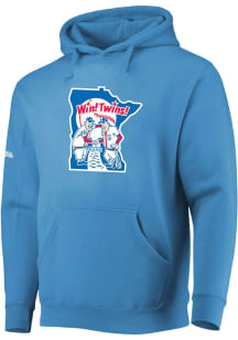 Minnesota Twins Mens Light Blue Hoodie Long Sleeve Hoodie
