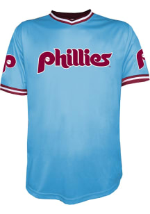 Philadelphia Phillies Coop Sublimated Cooperstown Jersey - Light Blue